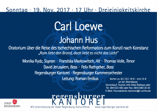Plakat Konzert Carl Loewe