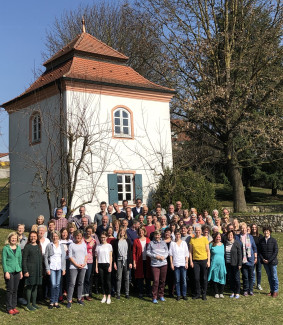 Gruppenbild in Rohr