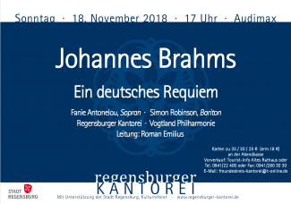 ​ Plakat Brahms Requiem  