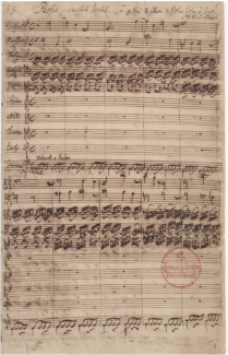 Staatsbibliothek zu Berlin - Preußischer Kulturbesitz, Mus. ms. Bach P 28 Autographe Partitur BWV 245