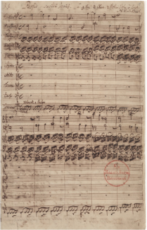 Staatsbibliothek zu Berlin - Preußischer Kulturbesitz, Mus. ms. Bach P 28 Autographe Partitur BWV 245